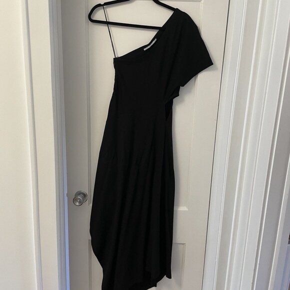 Rosetta Getty One Shoulder w/ Cut Out Dress - Picture 6 of 7